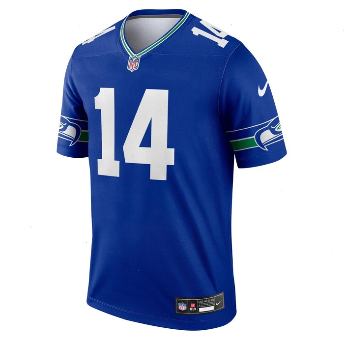 DK Metcalf Seattle Seahawks Nike Throwback Legend Player Jersey - Royal