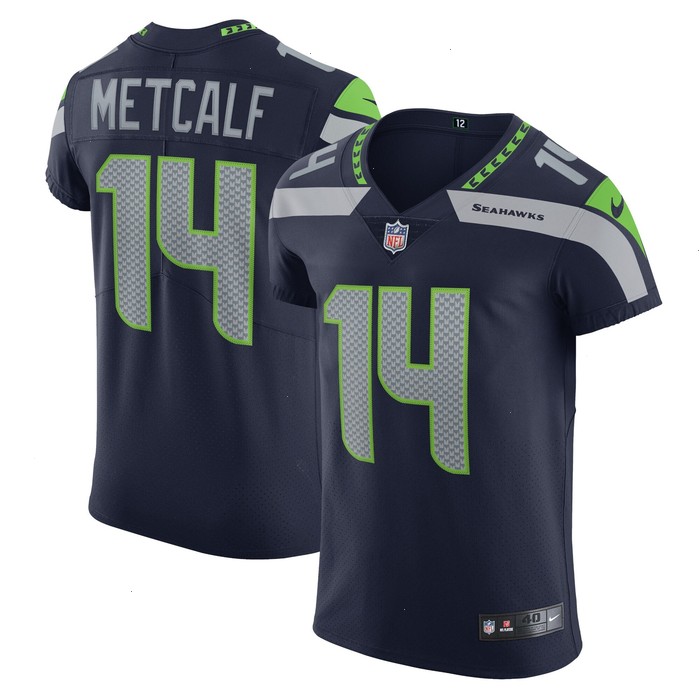 DK Metcalf Seattle Seahawks Nike Vapor Elite Player Jersey - College Navy