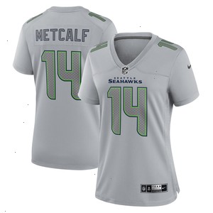 DK Metcalf Seattle Seahawks Nike Women's Atmosphere Fashion Game Jersey - Gray