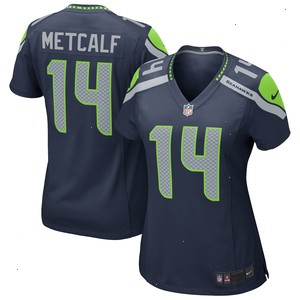 DK Metcalf Seattle Seahawks Nike Women's Game Jersey - College Navy