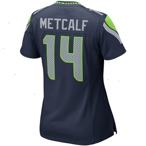 DK Metcalf Seattle Seahawks Nike Women's Game Player Jersey - College Navy