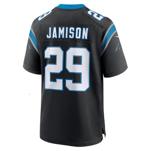 D'Shawn Jamison Carolina Panthers Nike Team Game Jersey - Black V1