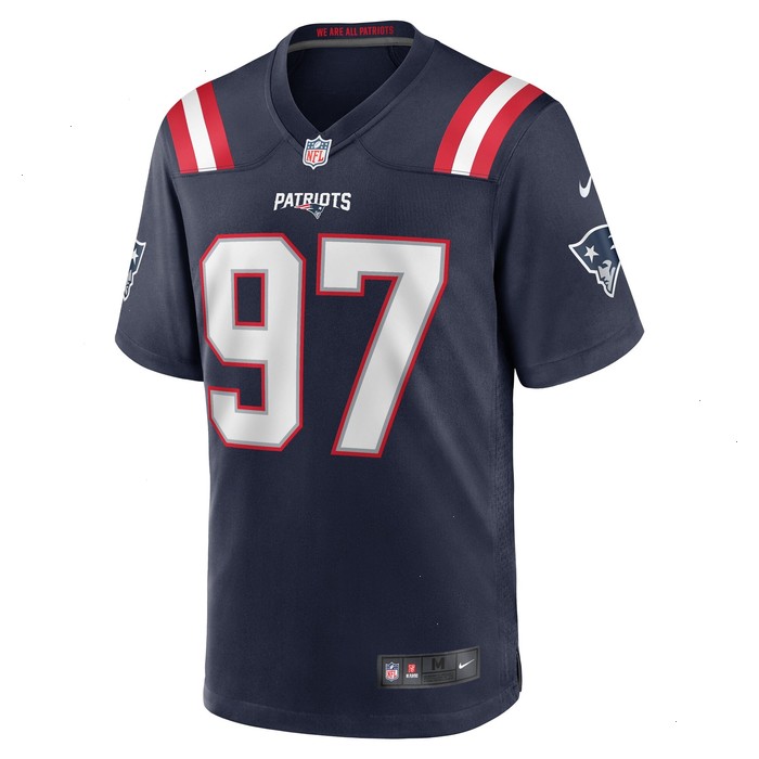 DaMarcus Mitchell New England Patriots Nike Game Player Jersey - Navy