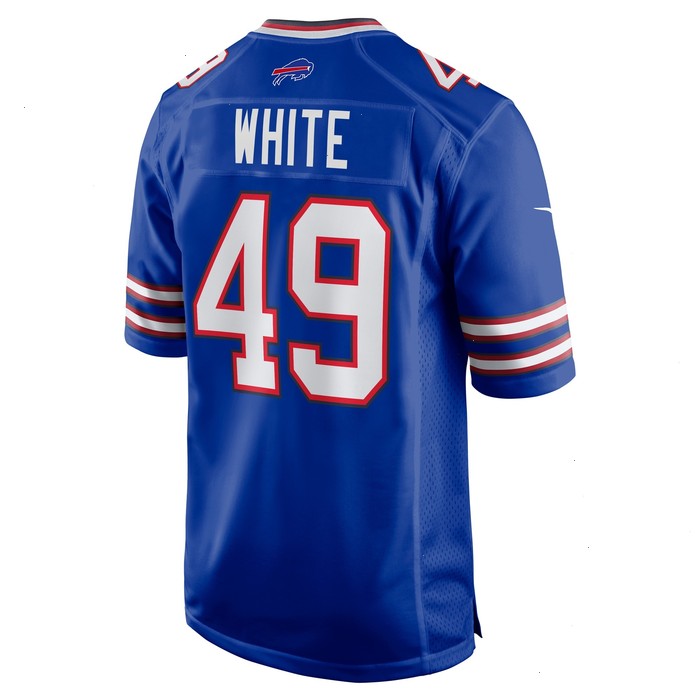 DaShaun White Buffalo Bills Nike Team Game Jersey - Royal