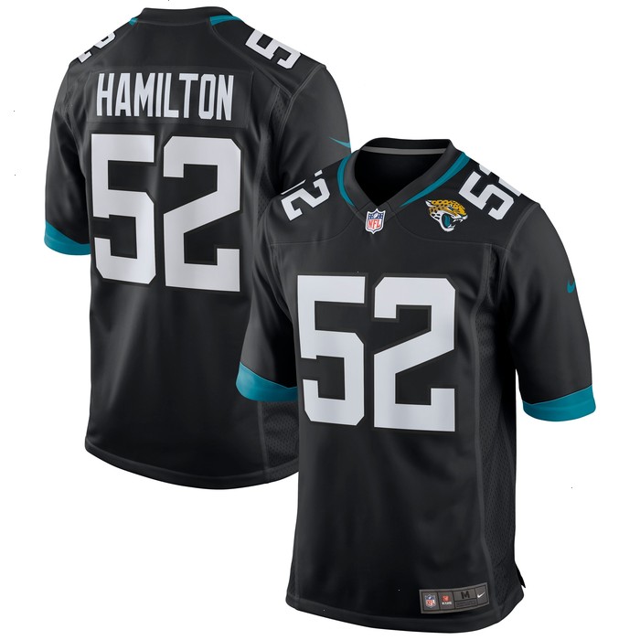 DaVon Hamilton Jacksonville Jaguars Nike Game Jersey - Black