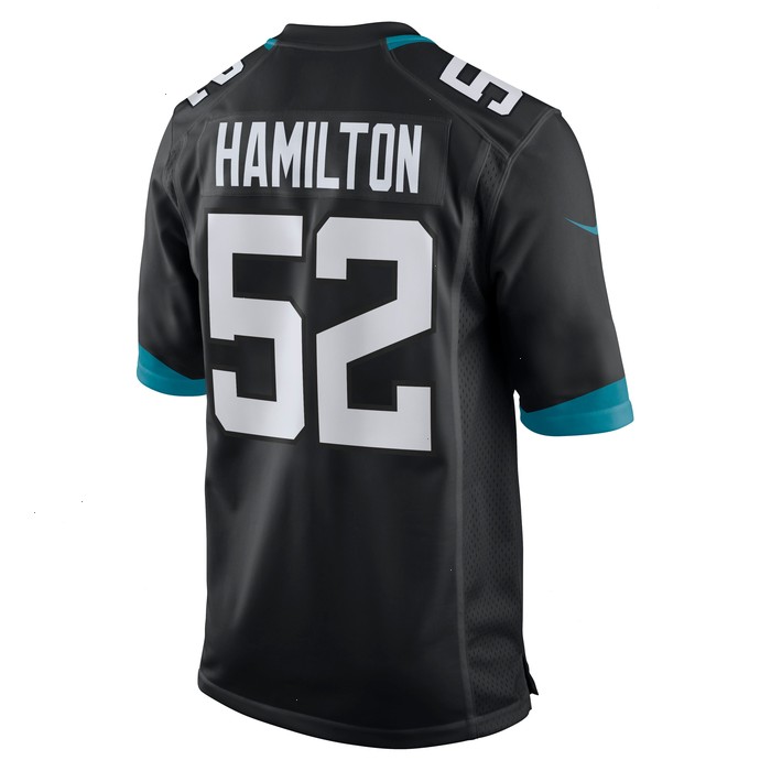 DaVon Hamilton Jacksonville Jaguars Nike Game Jersey - Black