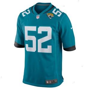 DaVon Hamilton Jacksonville Jaguars Nike Game Jersey - Teal