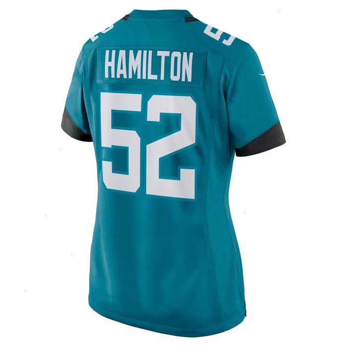 DaVon Hamilton Jacksonville Jaguars Nike Women's Game Jersey - Teal