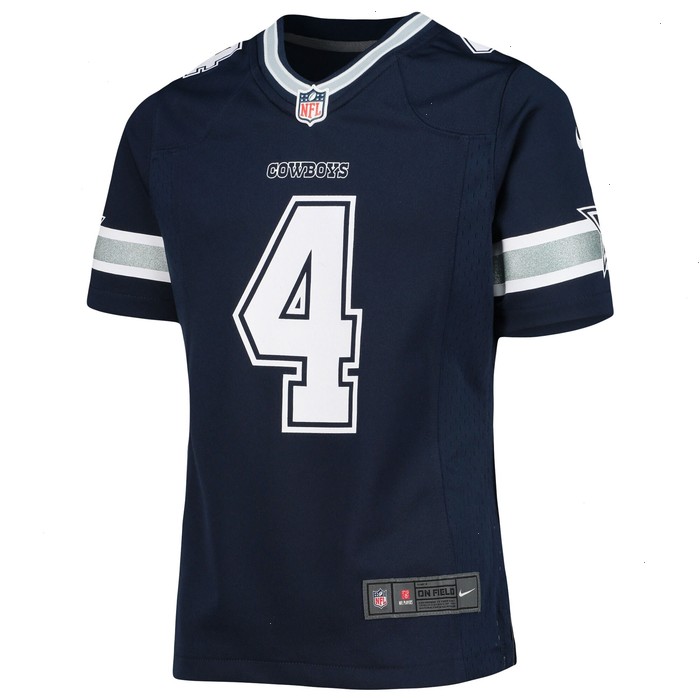 Dak Prescott Dallas Cowboys Nike Girls Youth Team Game Jersey - Navy