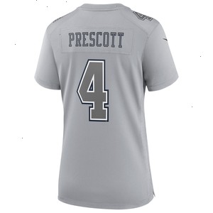 Dak Prescott Dallas Cowboys Nike Women's Atmosphere Fashion Game Jersey - Gray