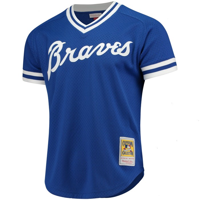 Dale Murphy Atlanta Braves Mitchell & Ness Cooperstown Mesh Batting Practice Jersey - Royal