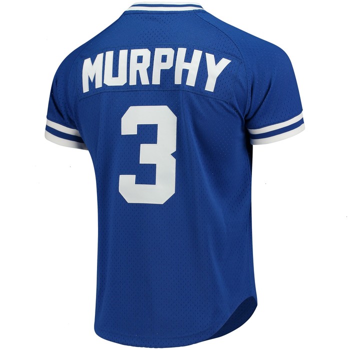 Dale Murphy Atlanta Braves Mitchell & Ness Cooperstown Mesh Batting Practice Jersey - Royal