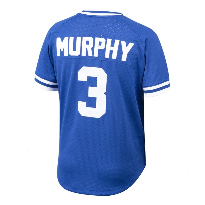 Dale Murphy Atlanta Braves Mitchell & Ness Youth Cooperstown Collection Mesh Batting Practice Jersey - Royal