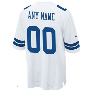 Dallas Cowboys Nike Custom Game Jersey - White