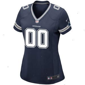 Dallas Cowboys Nike Women's Custom Game Jersey - Navy