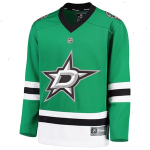 Dallas Stars Fanatics Branded Youth Home Replica Blank Jersey - Green