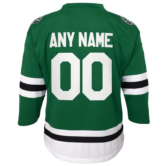 Dallas Stars Youth Home Replica Custom Jersey - Green