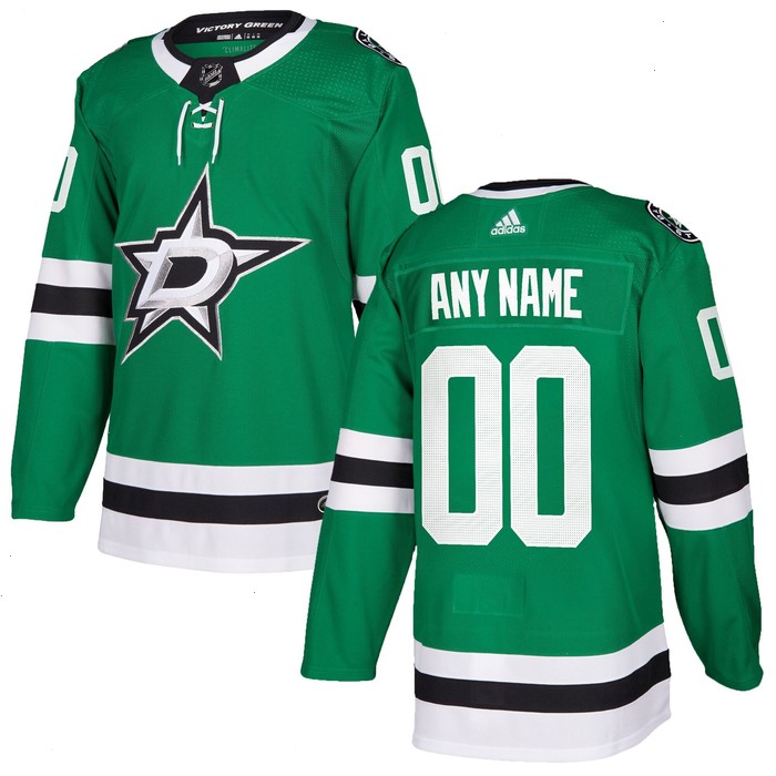 Dallas Stars adidas Authentic Custom Jersey - Kelly Green