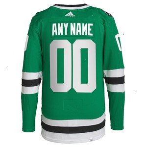 Dallas Stars adidas Home Primegreen Authentic Pro Custom Jersey - Green