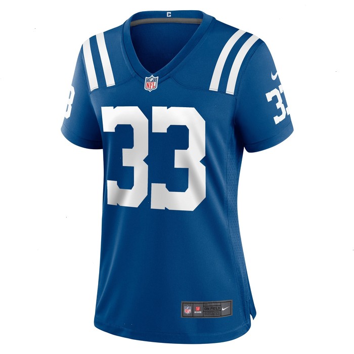 Dallis Flowers Indianapolis Colts Nike Women's Game Player Jersey - Royal