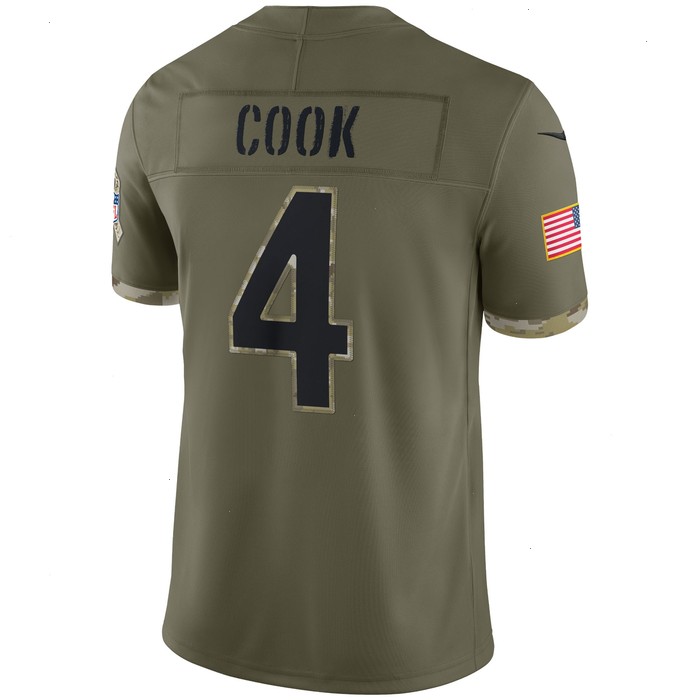 Dalvin Cook Minnesota Vikings Nike 2022 Salute To Service Limited Jersey - Olive