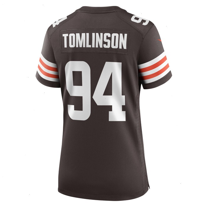 Dalvin Tomlinson Cleveland Browns Nike Women's Game Player Jersey - Brown