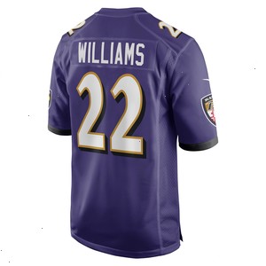 Damarion Williams Baltimore Ravens Nike Player Game Jersey - Purple