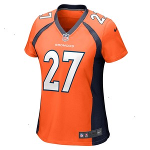 Damarri Mathis Denver Broncos Nike Women's Game Player Jersey - Orange