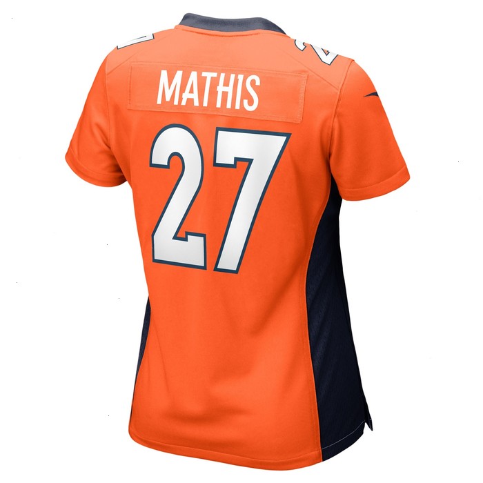 Damarri Mathis Denver Broncos Nike Women's Game Player Jersey - Orange