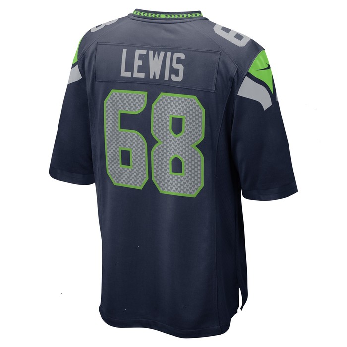 Damien Lewis Seattle Seahawks Nike Game Jersey - College Navy