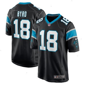 Damiere Byrd Carolina Panthers Nike Game Player Jersey - Black