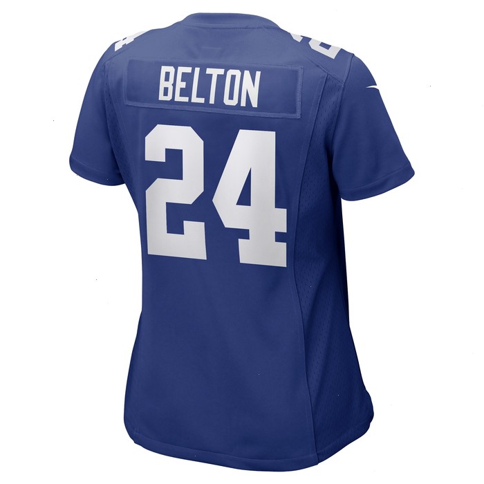 Dane Belton New York Giants Nike Women's Game Player Jersey - Royal