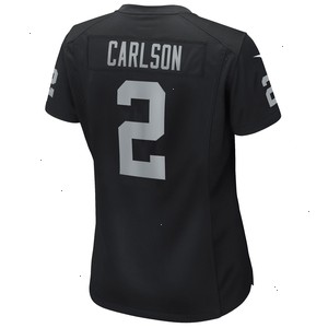 Daniel Carlson Las Vegas Raiders Nike Women's Player Game Jersey - Black