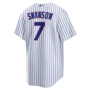 Dansby Swanson Chicago Cubs Nike Replica Player Jersey - White