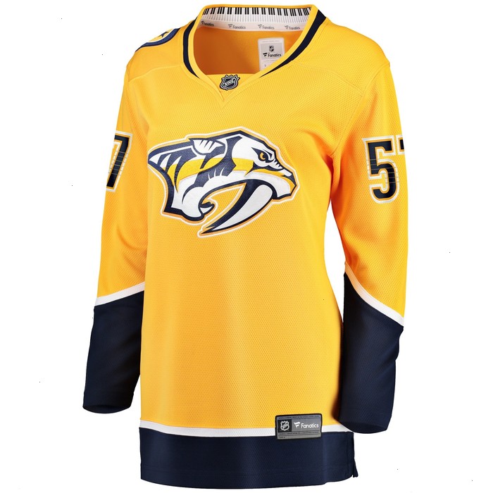 Dante Fabbro Nashville Predators Fanatics Branded Women's Home Breakaway Player Jersey - Gold