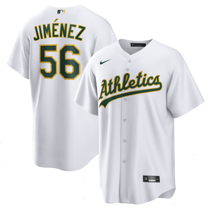 Dany Jimenez Oakland Athletics Nike Home Replica Player Jersey - White