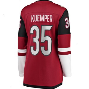 Darcy Kuemper Arizona Coyotes Fanatics Branded Women's Home Premier Breakaway Player Jersey - Garnet