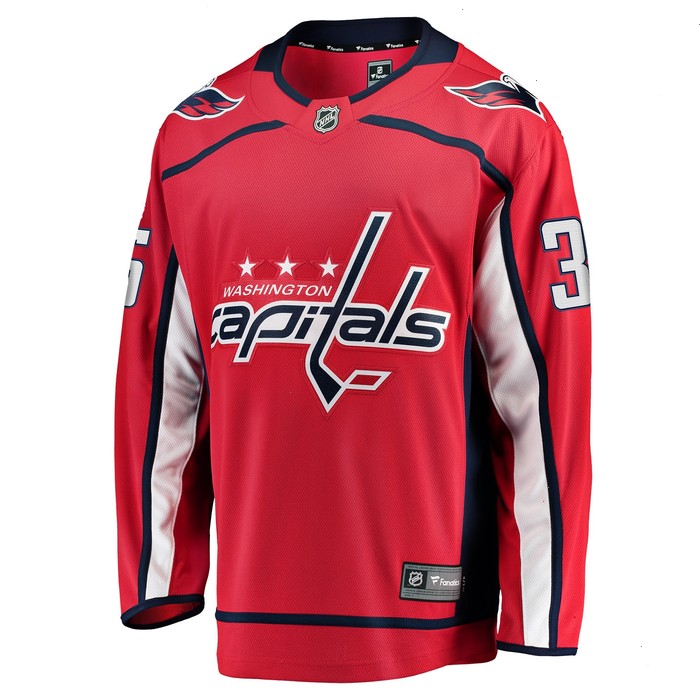 Darcy Kuemper Washington Capitals Fanatics Branded Home Breakaway Player Jersey - Red