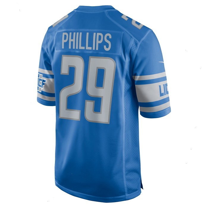 Darius Phillips Detroit Lions Nike Game Jersey - Blue