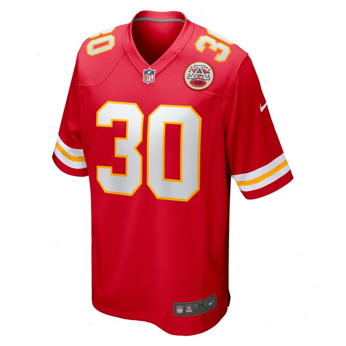 Darius Rush Kansas City Chiefs Nike Team Game Jersey - Red