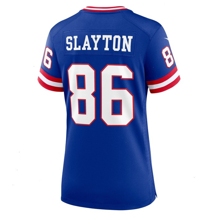 Darius Slayton New York Giants Nike Women's Classic Player Game Jersey - Royal