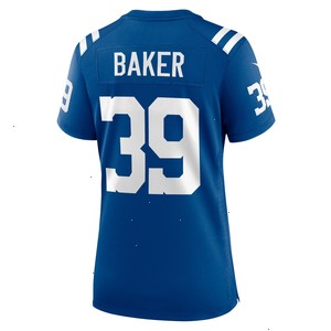 Darrell Baker Jr Indianapolis Colts Nike Women's Team Game Jersey - Royal