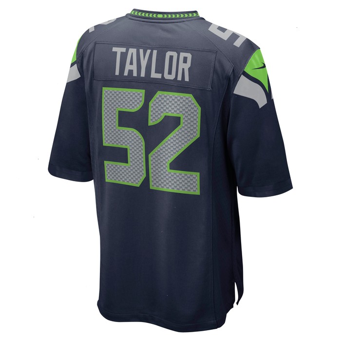 Darrell Taylor Seattle Seahawks Nike Game Jersey - College Navy