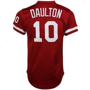 Darren Daulton Philadelphia Phillies Mitchell & Ness Cooperstown Mesh Batting Practice Jersey - Red