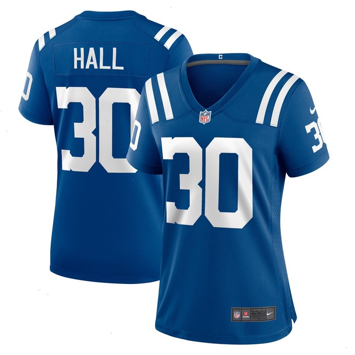 Darren Hall Indianapolis Colts Nike Women's Team Game Jersey - Royal V1