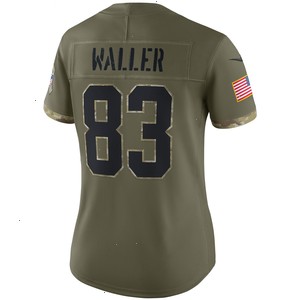 Darren Waller Las Vegas Raiders Nike Women's 2022 Salute To Service Limited Jersey - Olive