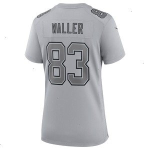 Darren Waller Las Vegas Raiders Nike Women's Atmosphere Fashion Game Jersey - Gray