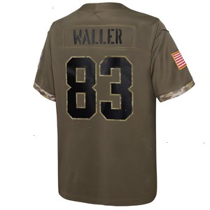 Darren Waller Las Vegas Raiders Nike Youth 2022 Salute To Service Player Limited Jersey - Olive