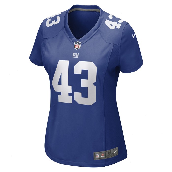 Darrian Beavers New York Giants Nike Women's Game Player Jersey - Royal