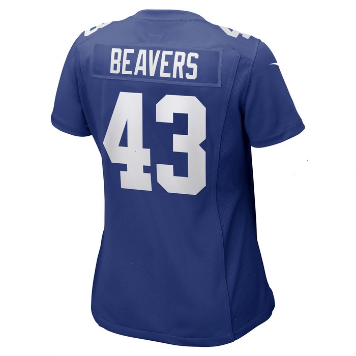 Darrian Beavers New York Giants Nike Women's Game Player Jersey - Royal